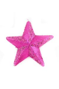 Single Gliitered Star 40cm