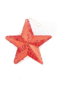 Single Gliitered Star 40cm