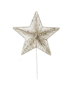 Wired Star with Glitter 40cm